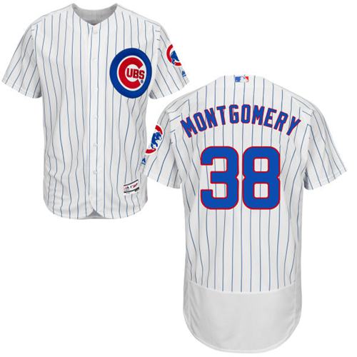 Mike Montgomery Chicago Cubs white Authentic jersey