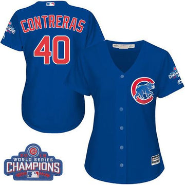 Willson Contreras Chicago Cubs blue Alternate jersey