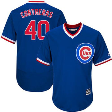 Willson Contreras Chicago Cubs blue Authentic jersey