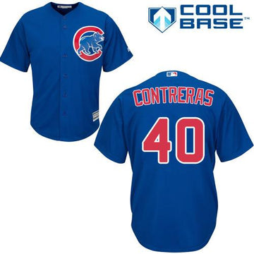 Willson Contreras Chicago Cubs blue Alternate jersey