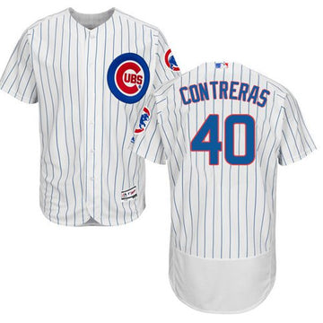 Willson Contreras Chicago Cubs white Authentic jersey