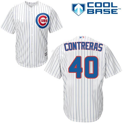 Willson Contreras Chicago Cubs white Home jersey