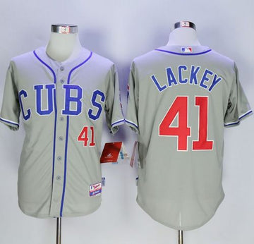 John Lackey Chicago Cubs grey Alternate jersey