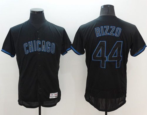 Anthony Rizzo Chicago Cubs black Fashion jersey
