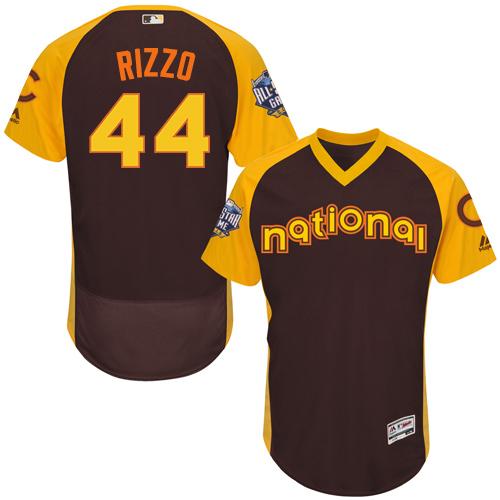 Anthony Rizzo Chicago Cubs brown All-Star jersey