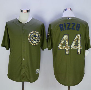 Anthony Rizzo Chicago Cubs green Camo jersey