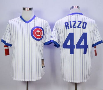 Anthony Rizzo Chicago Cubs white Cooperstown jersey