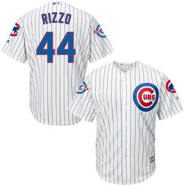 Anthony Rizzo Chicago Cubs white jersey