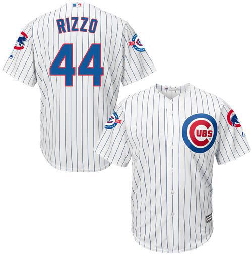 Anthony Rizzo Chicago Cubs white jersey