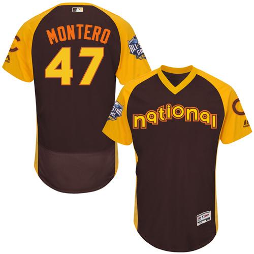 Miguel Montero Chicago Cubs brown All-Star jersey