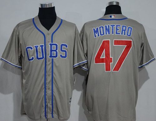 Miguel Montero Chicago Cubs grey Alternate jersey