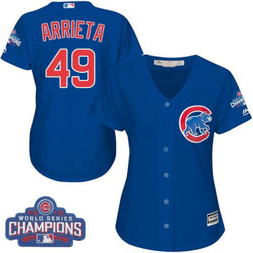 Jake Arrieta Chicago Cubs blue Alternate jersey