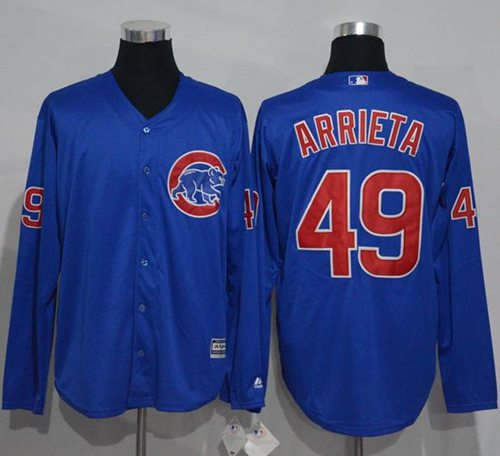Jake Arrieta Chicago Cubs blue jersey