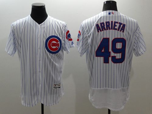 Jake Arrieta Chicago Cubs white Authentic jersey