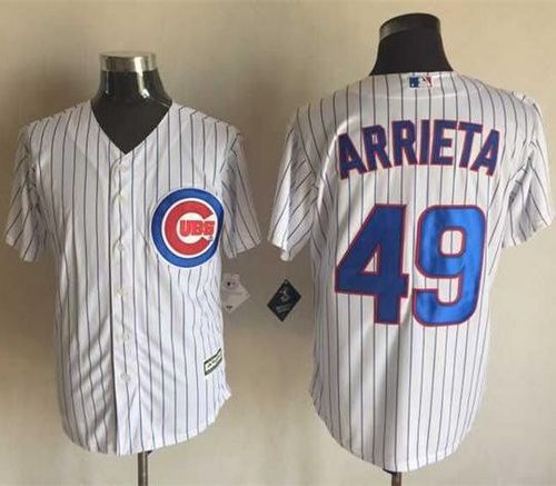 Jake Arrieta Chicago Cubs white jersey