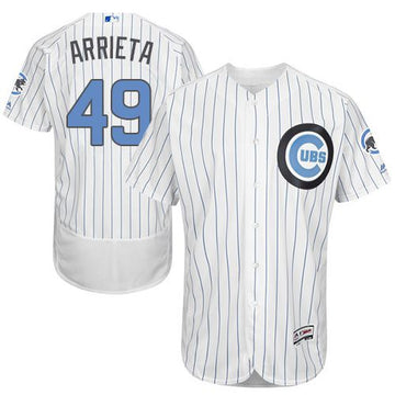 Jake Arrieta Chicago Cubs white Authentic jersey