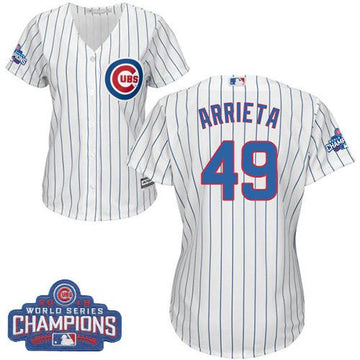Jake Arrieta Chicago Cubs white Home jersey