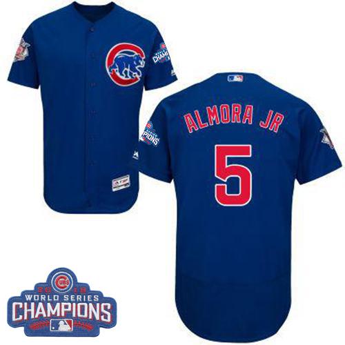 Albert Almora Jr Chicago Cubs blue Authentic jersey