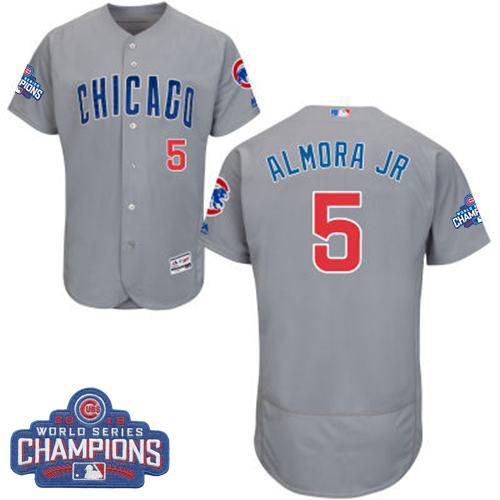 Albert Almora Jr Chicago Cubs grey Authentic jersey