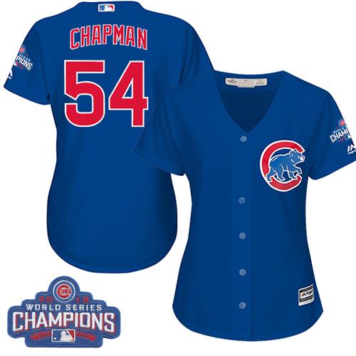 Aroldis Chapman Chicago Cubs blue Alternate jersey