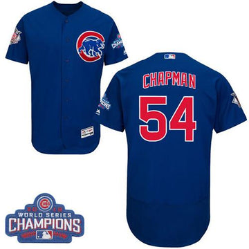 Aroldis Chapman Chicago Cubs blue Authentic jersey