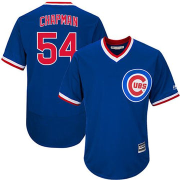 Aroldis Chapman Chicago Cubs blue Authentic jersey