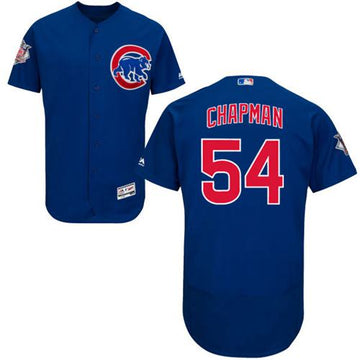 Aroldis Chapman Chicago Cubs blue Authentic jersey