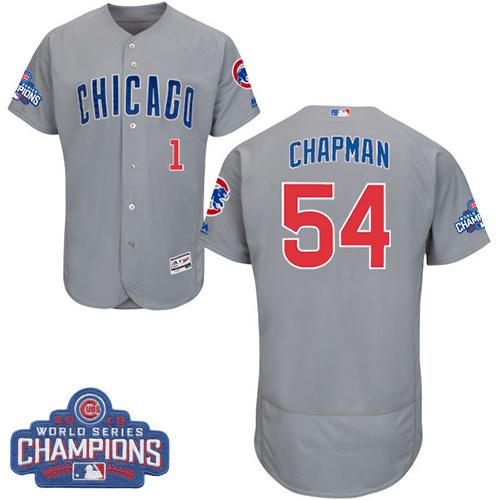 Aroldis Chapman Chicago Cubs grey Authentic jersey