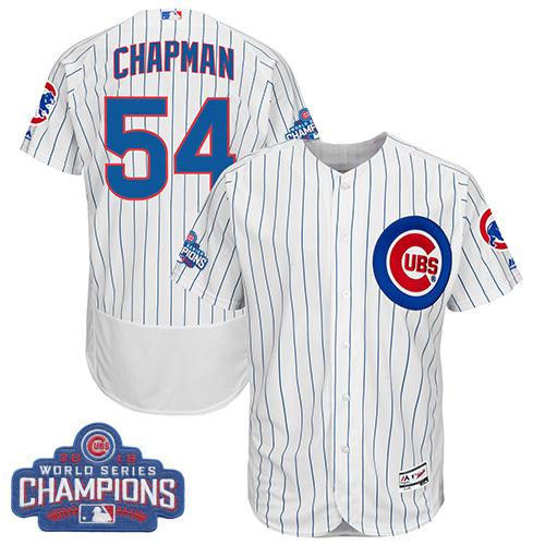 Aroldis Chapman Chicago Cubs white Authentic jersey