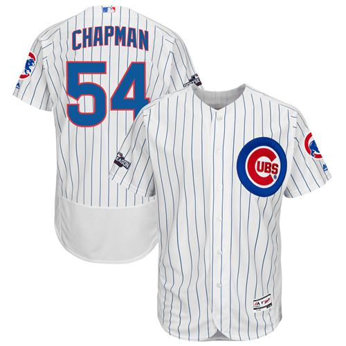 Aroldis Chapman Chicago Cubs white Authentic jersey