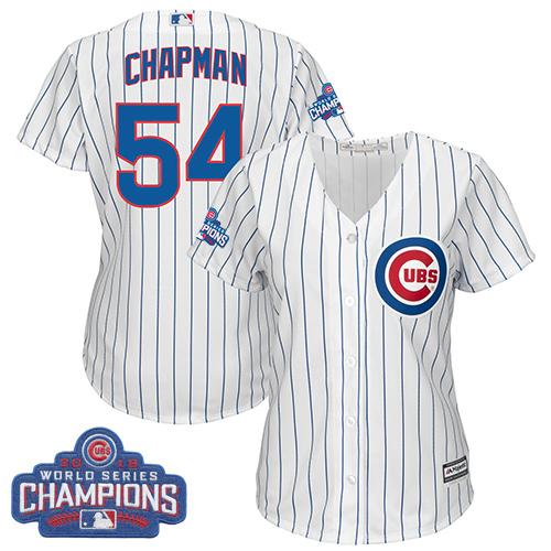 Aroldis Chapman Chicago Cubs white Home jersey