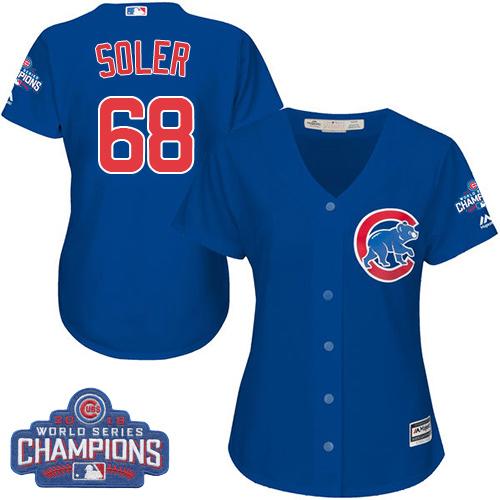 Jorge Soler Chicago Cubs blue Alternate jersey