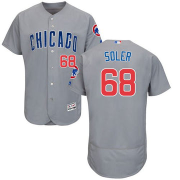 Jorge Soler Chicago Cubs grey Authentic jersey