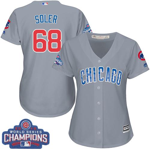 Jorge Soler Chicago Cubs grey Road jersey