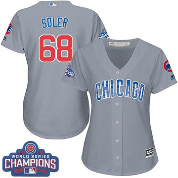 Jorge Soler Chicago Cubs grey Road jersey