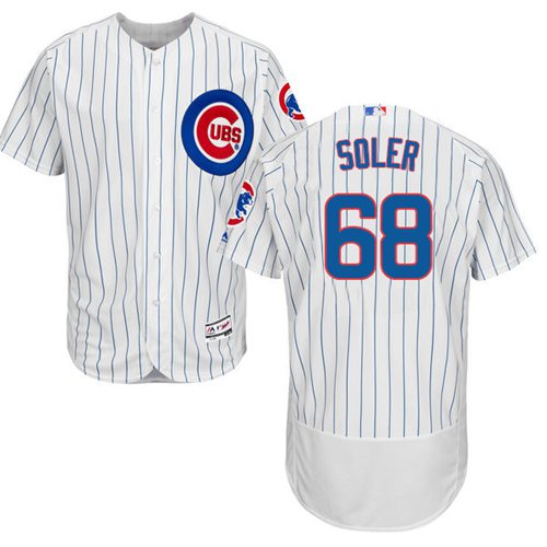 Jorge Soler Chicago Cubs white Authentic jersey