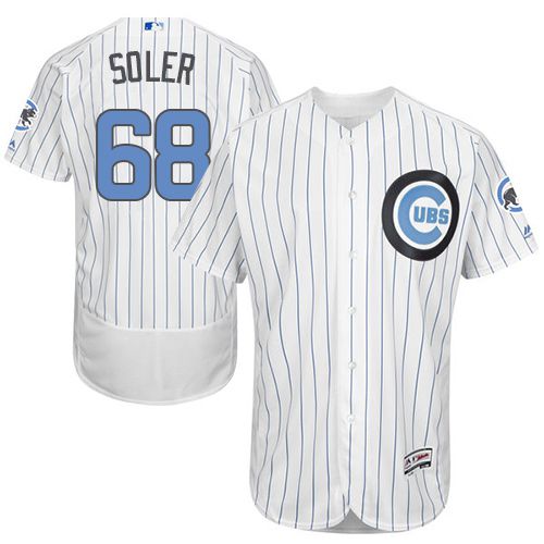 Jorge Soler Chicago Cubs white Authentic jersey