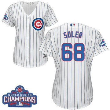 Jorge Soler Chicago Cubs white Home jersey