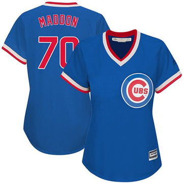 Joe Maddon Chicago Cubs blue Cooperstown jersey