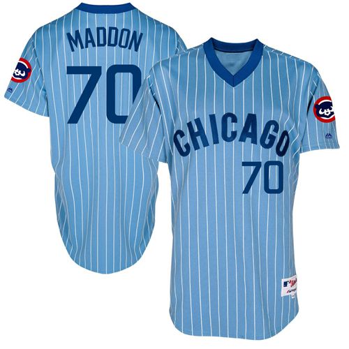 Joe Maddon Chicago Cubs blue Throwback jersey