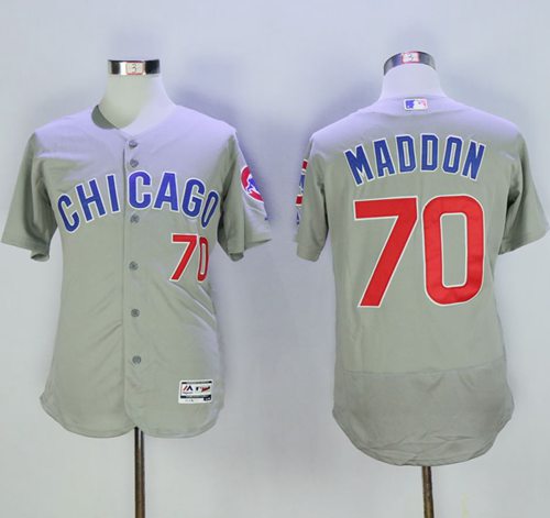 Joe Maddon Chicago Cubs grey Authentic jersey