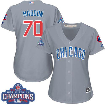 Joe Maddon Chicago Cubs grey Road jersey