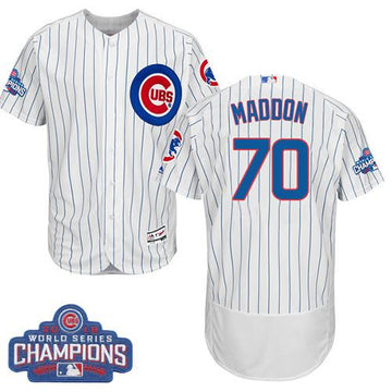 Joe Maddon Chicago Cubs white Authentic jersey