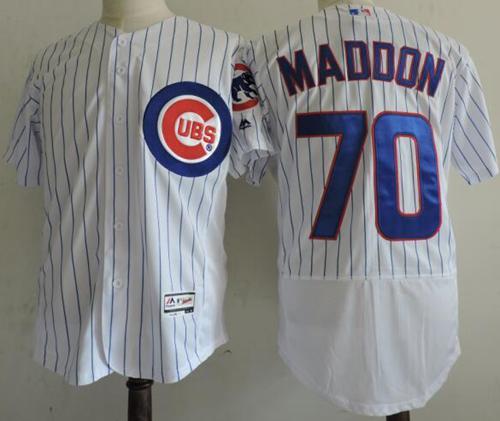 Joe Maddon Chicago Cubs white Authentic jersey