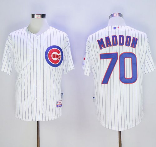 Joe Maddon Chicago Cubs white jersey