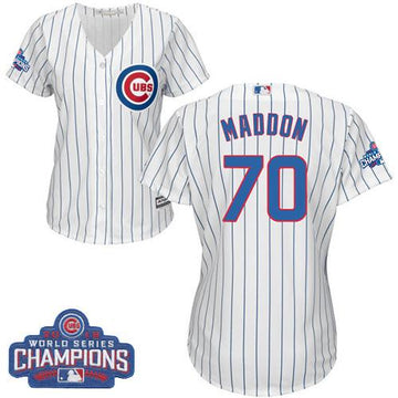 Joe Maddon Chicago Cubs white Home jersey