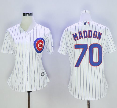 Joe Maddon Chicago Cubs white Home jersey