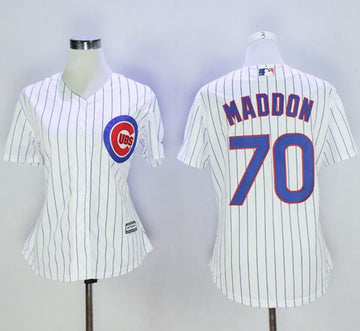 Joe Maddon Chicago Cubs white Home jersey