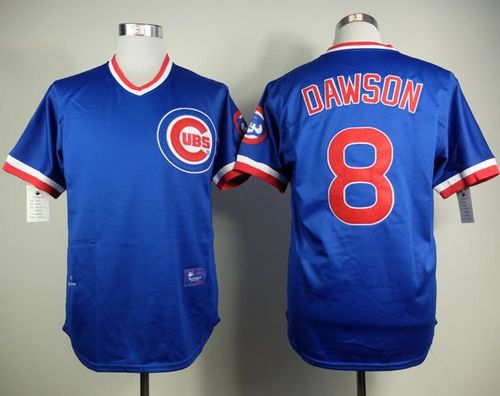 Andre Dawson Chicago Cubs black Cooperstown jersey