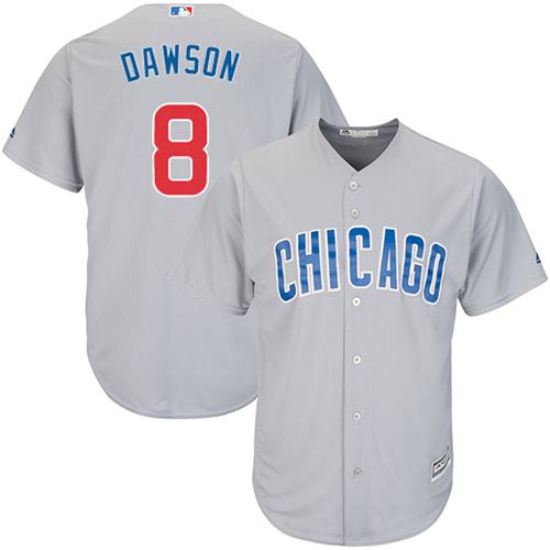 Andre Dawson Chicago Cubs grey Road jersey